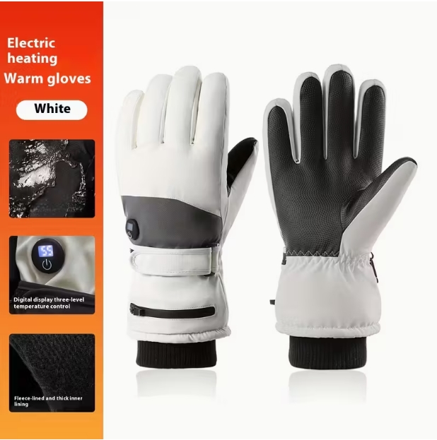 Heated Gloves Electric - Guanti Invernali Riscaldati Elettricamente per Uomo,