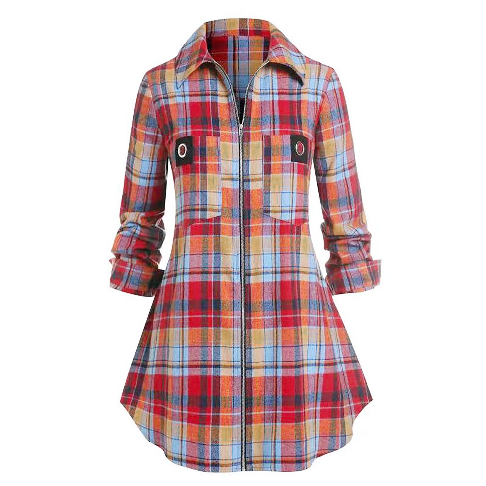 Winter Clothing For Women - Abito camicia a maniche lunghe con