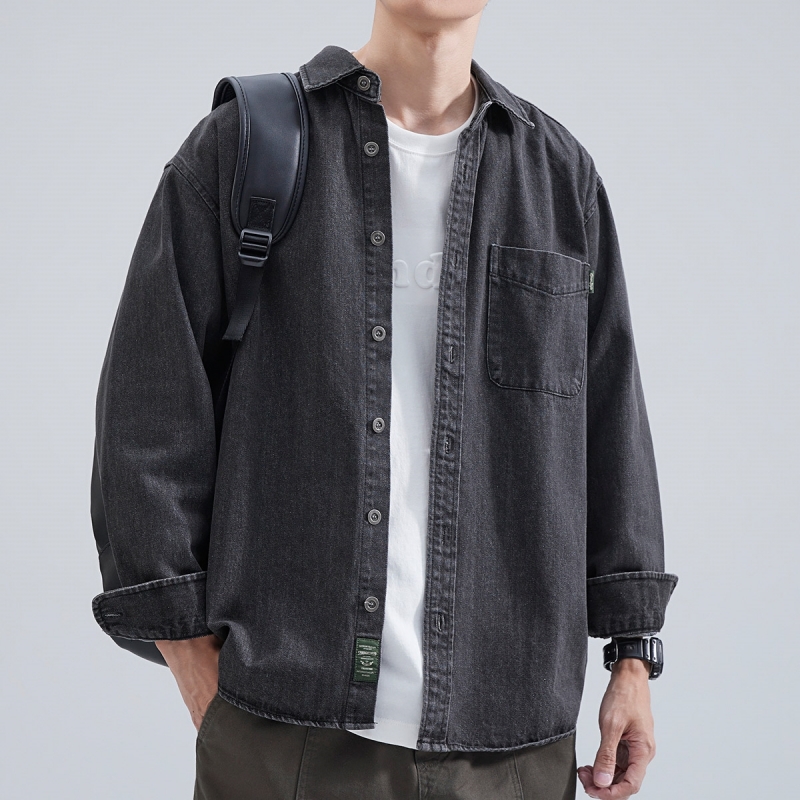 Winter Clothing Pk - Camicia di jeans da uomo a
