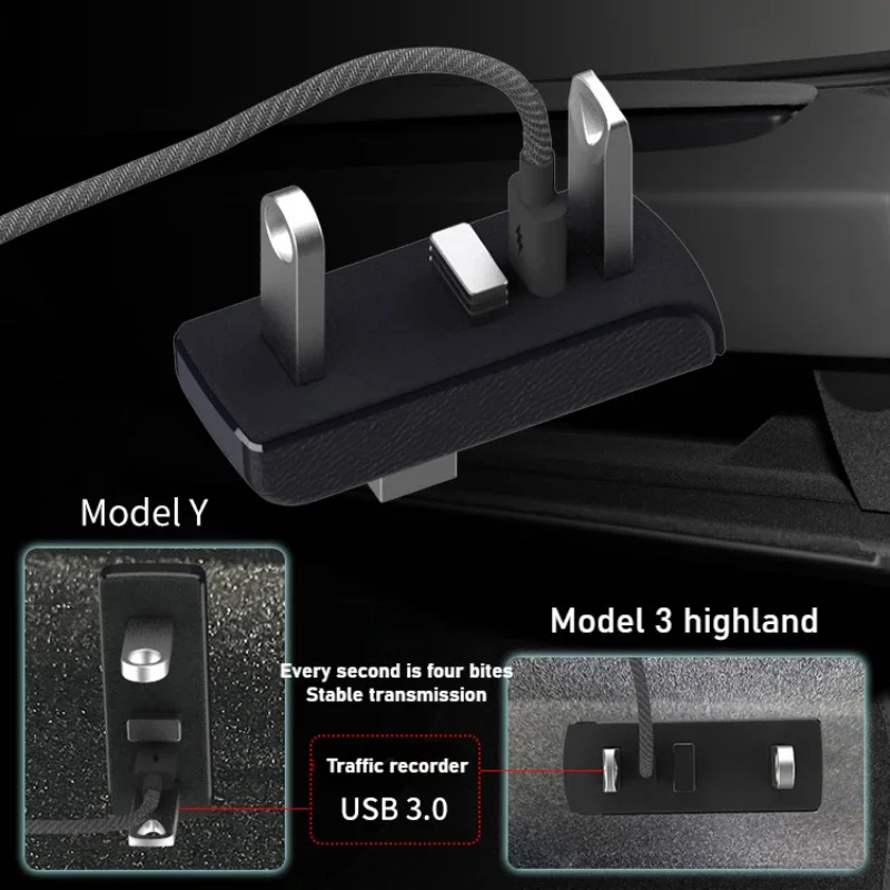 Heated Gloves Electric - Hub USB 4-in-1 per Tesla Model