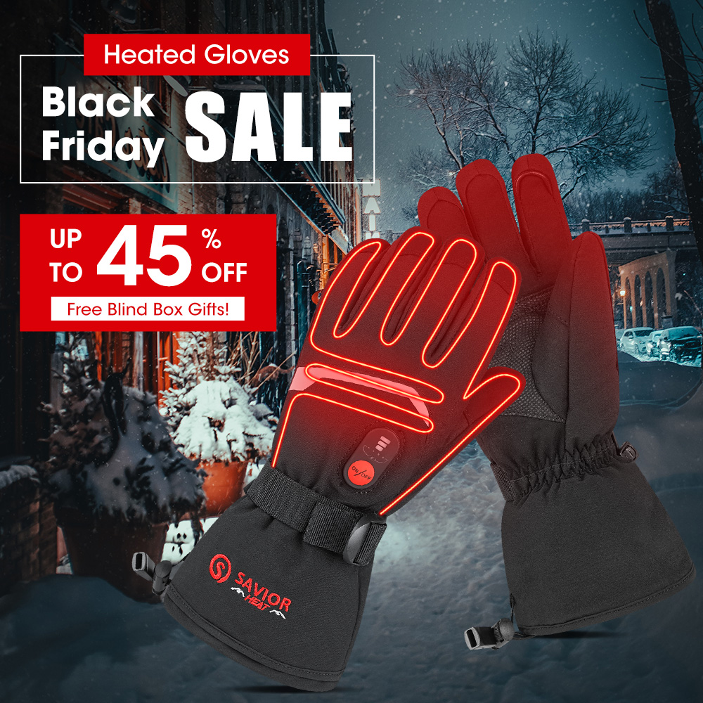 Heated Gloves Electric - SNOW DEER Guanti riscaldati invernali Donna