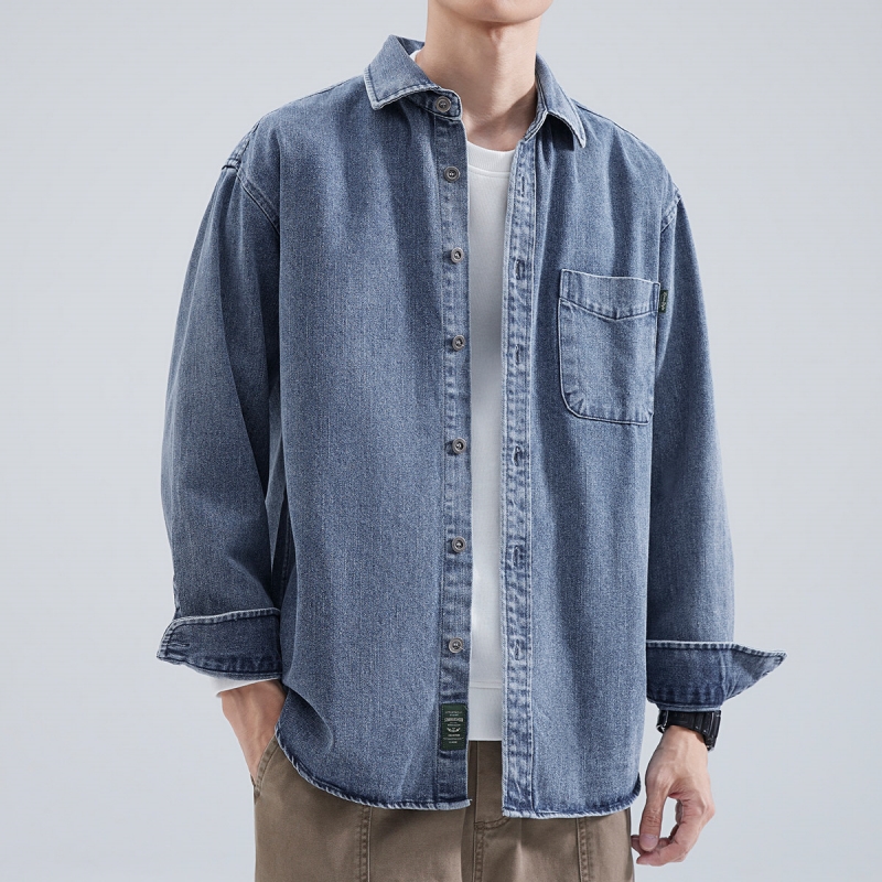 Camicia di jeans da uomo a man - Winter Clothing Pk recensione e prezzo