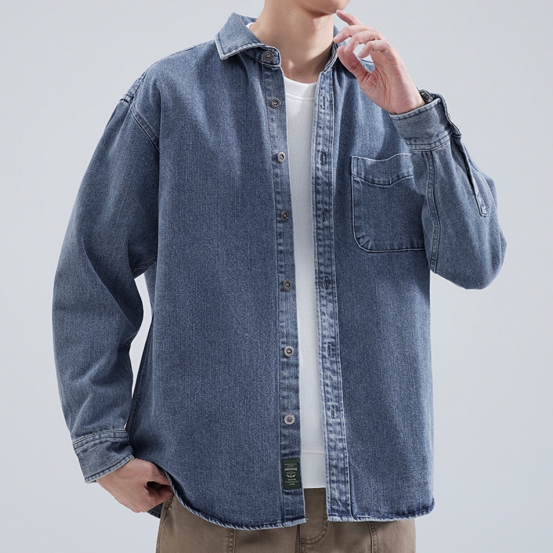 Camicia di jeans da uomo a man - Winter Clothing Pk recensione e prezzo