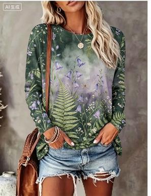 Maglietta a Maniche Lunghe da  - Winter Clothing For Women recensione e prezzo