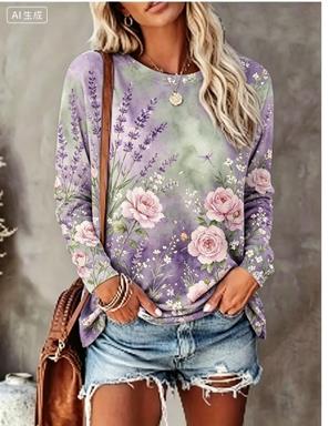 Maglietta a Maniche Lunghe da  - Winter Clothing For Women recensione e prezzo