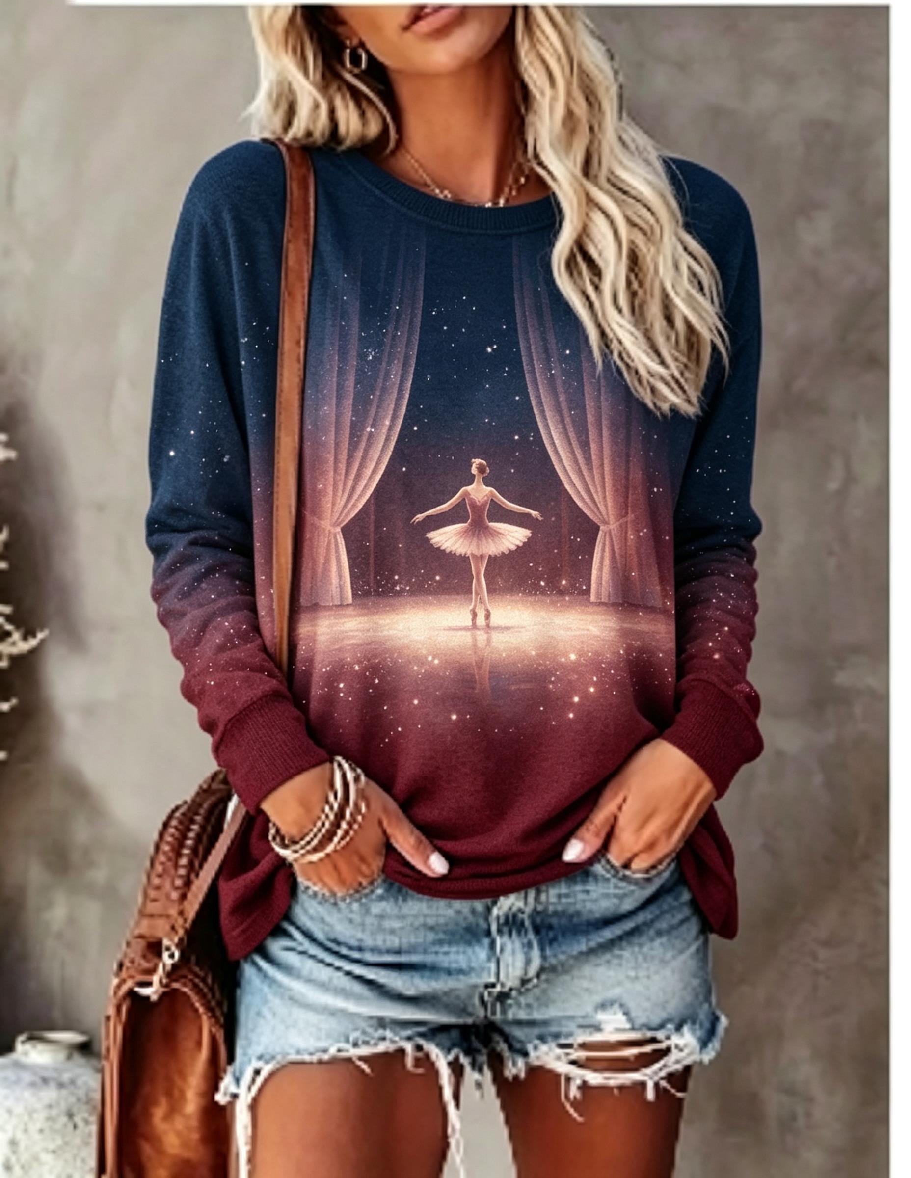 Maglietta a Maniche Lunghe da  - Winter Clothing For Women recensione e prezzo